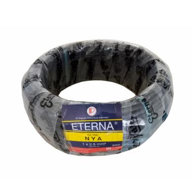 Eterna NYA Kabel Listrik - Hitam [1 x 2.5/ 50 M]