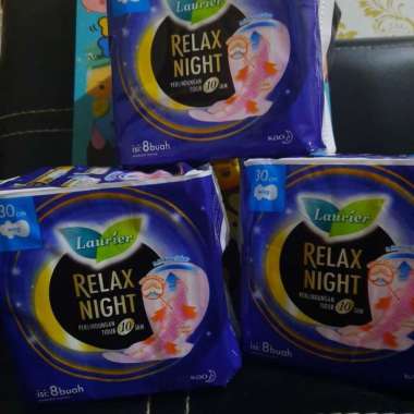 Pembalut Laurier Relax Night 30Cm