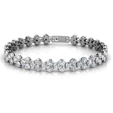 Princess Bracelet - Gelang Crystal by Her Jewellery White Gold