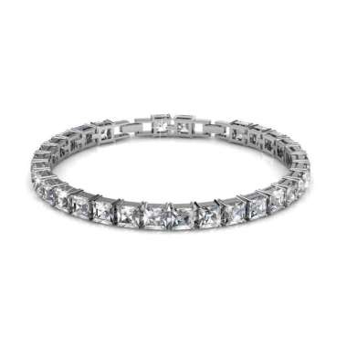 Square Tennis Bracelet - Gelang Crystal by Her Jewellery Rose Gold