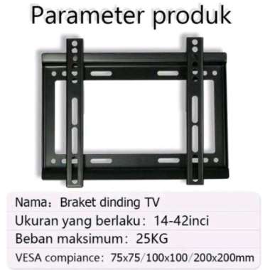 ready tv led murah 24 inch HD full layar garansi 1 tahun breket