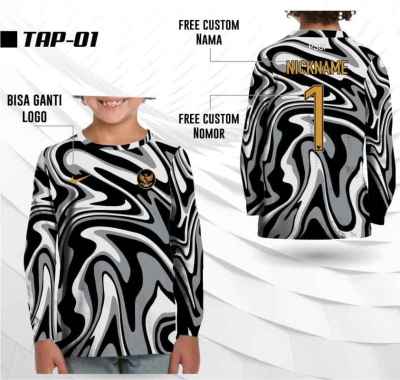 jersey anak timnas indonesia kiper gk kaos tim nasional bola lengan paanjang 2 HITAM