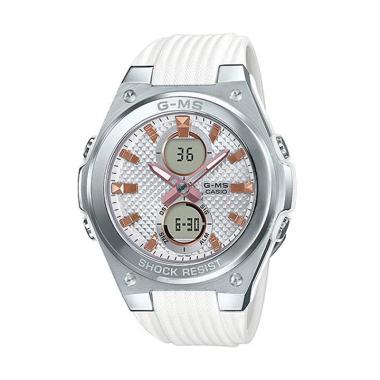 CASIO Baby-G G-MS Japan Series MSG-C100 Tough Solar Jam Tangan Wanita [Original] White Silver
