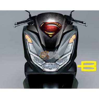 Stiker Visor PCX 160 2021 Superman B