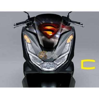 Stiker Visor PCX 160 2021 Superman C