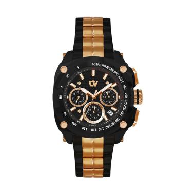 Christ Verra Cv C 71094L Jam Tangan Wanita Black Gold