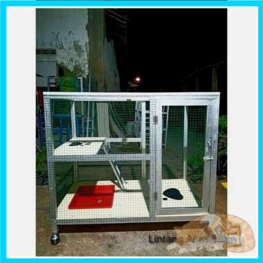 kandang Kucing Galvalum biasa kawat
