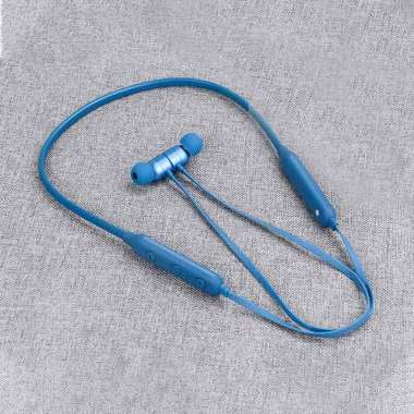 Langsdom B-X9 Earphone Bluetooth with Mic Biru