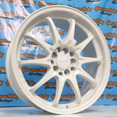VELG RAYS CE28 RING 17 WHITE VELG MOBIL MURAH GARASI VELG SURABAYA