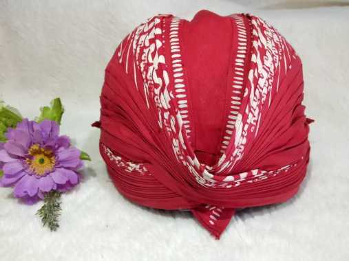 Blangkon Pria Adat Jogja Warna MERAH Alusan Keren 10 Merah