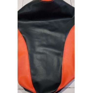 KULIT JOK MODEL XEON/sarung jok motor variasi warna samping BISA DI PASANG DI JOK MATIC &BEBEK nmax/