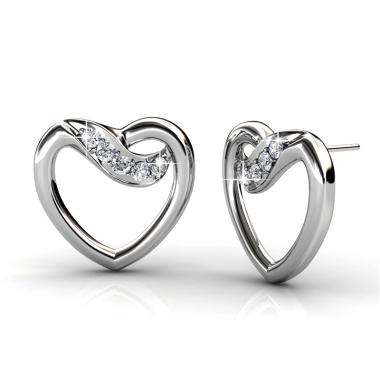 Her Jewellery Angel Earrings Crystal Anting Wanita