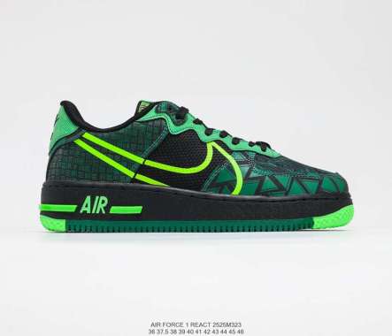 air force 1 black and lime green