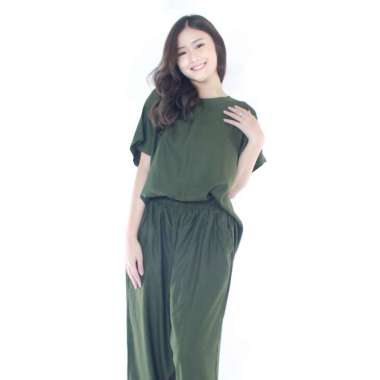 Lasona Homewear Set HW-SP001H-R M Green