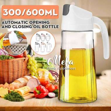 Botol Kaca Minyak Goreng / Botol Kecap Kaca Besar Bening / Botol Teh - 600 ML 300 ML