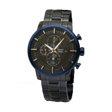 Alexandre Christie Jam Tangan Pria [AC 6323 MC] Black Blue