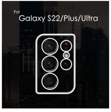 SAMSUNG S22 /S22+ / 22 ULTRA TEMPERED GLASS CAMERA FRAME FULL CLEAR 3D S22 ULTRA
