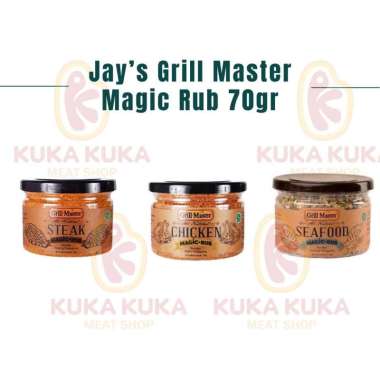 Jay's / Jays Grill Master Magic Rub 70gr / Steak / Chicken / Seafood [Tangsel]