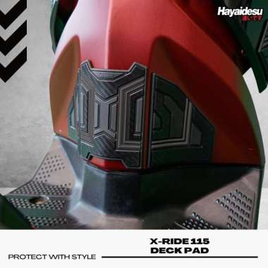 Hayaidesu XRIDE 115 Body Protector Deck Pad Cover HITAM