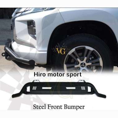 Tanduk Bumper Pajero Sport facelife Black