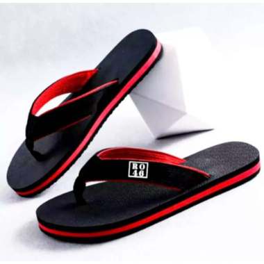 Sandal Pria & Wanita Distro Terbaru 41 plat merah