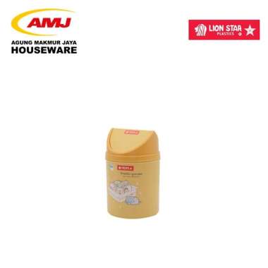 KOTAK / KERANJANG / TEMPAT SAMPAH CLEAN PAL 1,2 LITER LION STAR