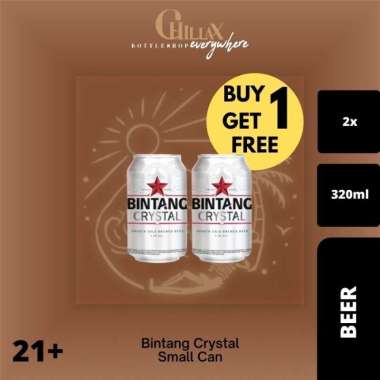 Bintang crystal beer gratis