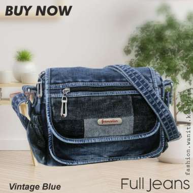 Tas Selempang Wanita Kwalitas Import Jeans Tas Cewek Model Terbaru Slempang kecil wanita Murah Tas w