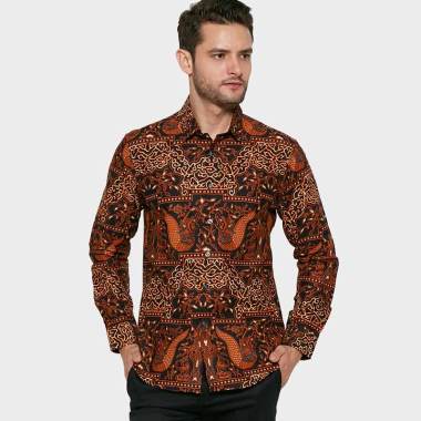 Odza Falian Slimfit Baju Batik Lengan Panjang Pria