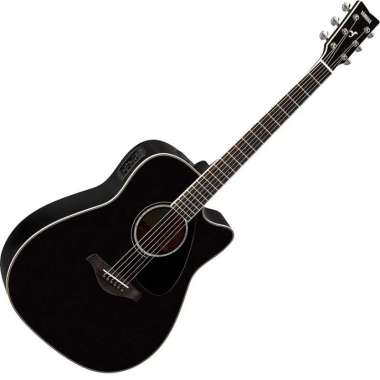 YAMAHA FGX830C BK BLACK ACOUSTIC ELECTRIC GUITAR