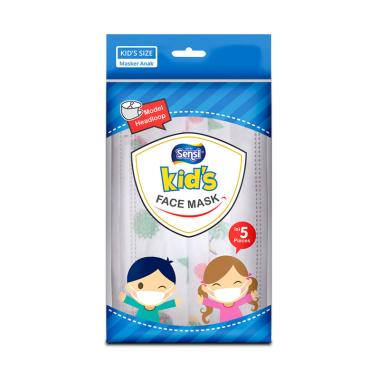 Sensi Kid's Mask Headloop Masker [5 Pcs]