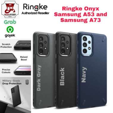 Case Samsung A53 Case Samsung A73 Ringke Onyx Original Casing A53 A73 Samsung A53 Black