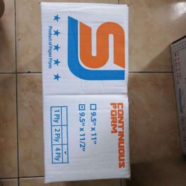 CONTINUS FORM KERTAS KOMPUTER 4ply BAGI 2 SJ
