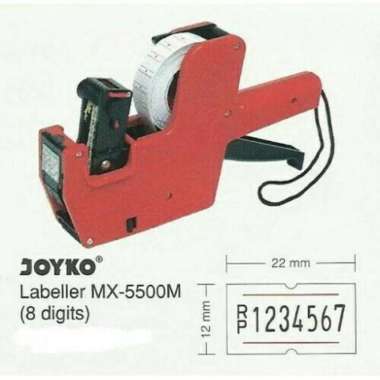 label harga joyko MX 5500 + 10 Roll Label + Tinta ( PAKET MURAH )