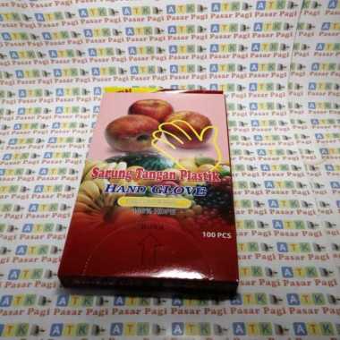 HAND GLOVE PLASTIK isi 100 pcs
