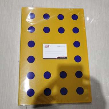 CLEAR HOLDER FOLDER DOT FOLIO 20 lbr INTER X KUNING