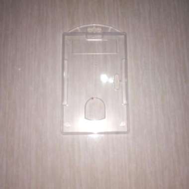 Card case id card bahan tebal Bening