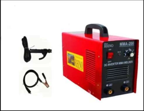 MESIN LAS LISTRIK MESIN LAS TRAVO LAS INVERTER RHINO MMA 200A 200 A - TanpaBubleWarp ORIGINAL 100 % 
