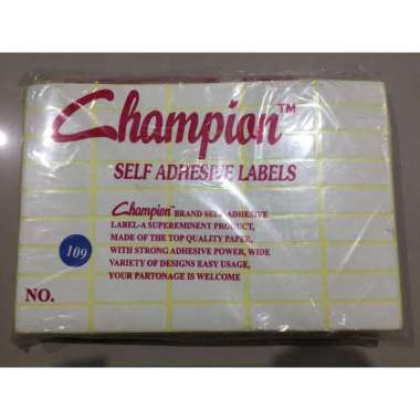 Label Harga Champion No.109 - 13 x 38mm