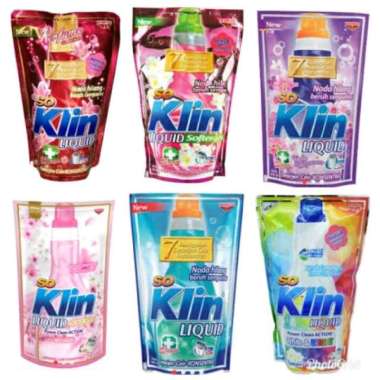 Promo Harga So Klin Liquid Detergent + Softergent Pink 750 ml - Blibli