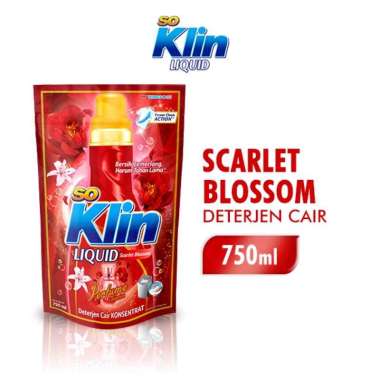 Promo Harga So Klin Liquid Detergent + Anti Bacterial Red Perfume Collection 750 ml - Blibli