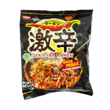 Promo Harga Nissin Gekikara Ramen Goreng Pedas 120 gr - Blibli