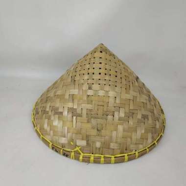 Topi caping - topi petani anyam 40cm - GOJEK/GRAB ONLY