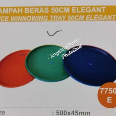 Tampah Beras Plastik 50cm - Nampan Bulat besar Plastik