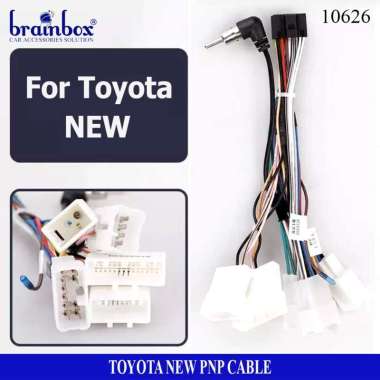 Toyota New Kabel Socket PNP Cable Headunit Android Plug and Play Kabel Soket Innova Fortuner Camry P