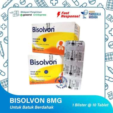 BISOLVON TAB 8 MG 1 BLISTER @ 10 TABLET