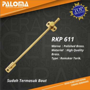 PALOMA RKP 611 PB PIPA Ramskar | Lamskar Penahan Jendela