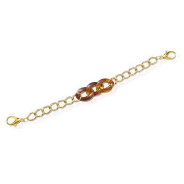 Mask Connector Strap Extender Hijab Konektor Jesslyn Acrylic Transparent Chain Rantai Akrilik Leopar