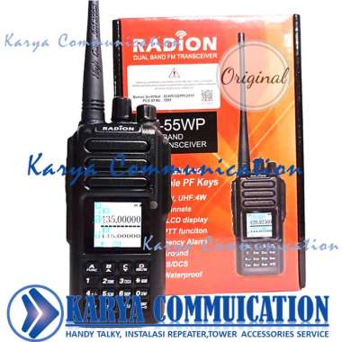 HT RADION RT 55WP DUAL BAND GARANSI 2 TAHUN