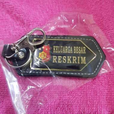 Gantungan Kunci Kulit Reskrim|Gantungan Kunci Klt Reskrim|Keychain